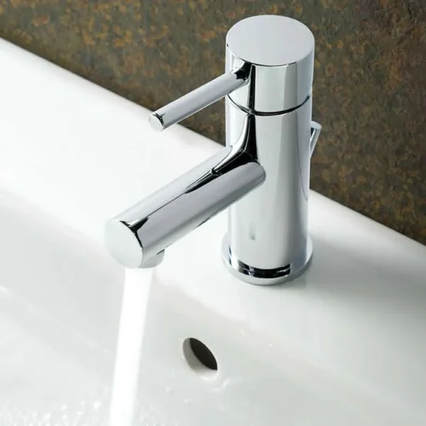 Vado Zoo Mono Basin Mixer Single Lever Deck Mounted With Pop-up Waste And Honeycomb Flow Regulator Chrome detail view - Image 6