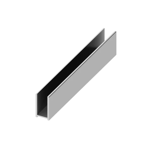 Abacus Glass Surface Channel Pack Chrome 8mm