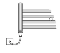 Abacus Electric Only Heating Element 300w Wh/cp E300 Element for Towel Warmer