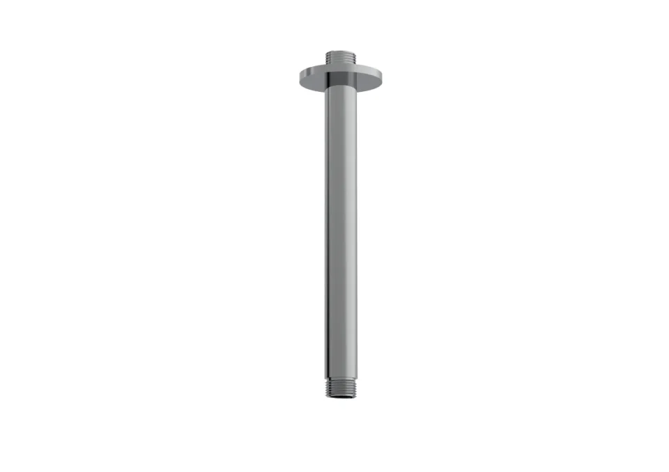 Saneux Cos 200mm Round Ceiling Mounted Shower Arm - Chrome product image - Image 1