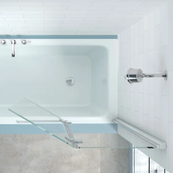 Merlyn 2 Panel Hinged Bathscreen - Right Hand 900 X 1500mm