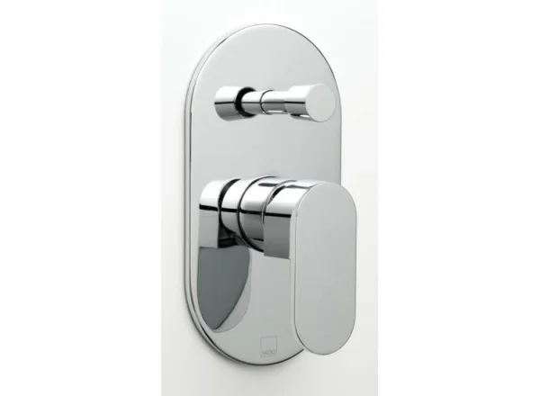 Vado Life 2 Outlet Single Lever Concealed Manual Valve With Diverter Chrome