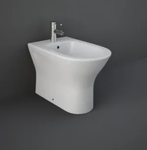 Rak Feeling Back To Wall Bidet In Matt White