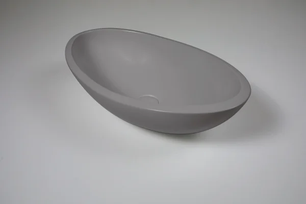 Bc Designs Kurv Basin 615 X 360 Industrial Grey