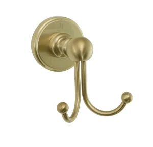 Just Taps Grosvenor Rob Hook Brushed Brass