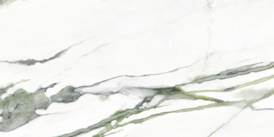 European Tiles Charmo Calacatta Green 120 x 60cm Matt Wall & Floor Tile detail view - Image 4