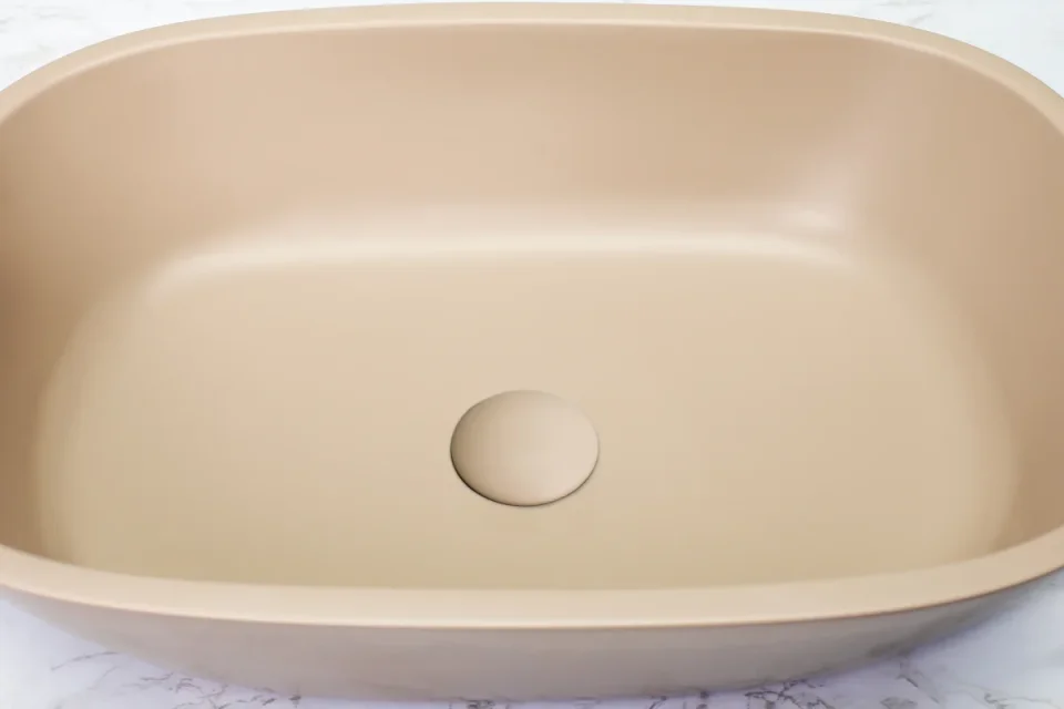 Bc Designs Vive Basin 530 X 360 Light Fawn detail view - Image 3