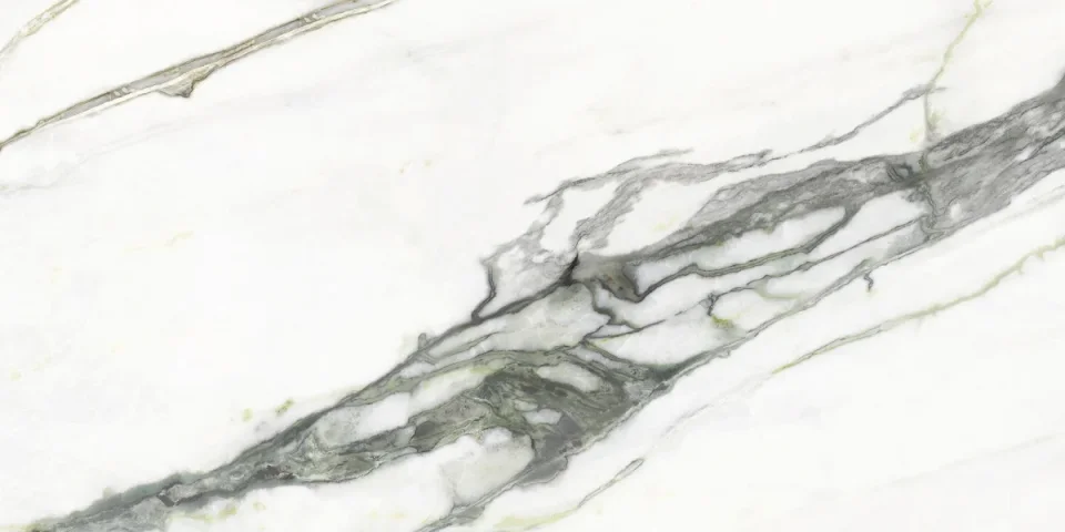 European Tiles Charmo Calacatta Green 120 x 60cm Matt Wall & Floor Tile detail view - Image 6