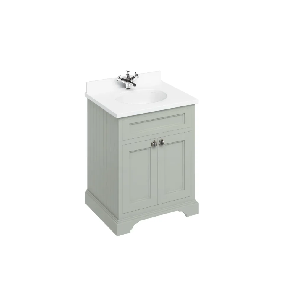 Burlington White Minerva 670 Top With Vanity Bowl detail view - Image 2