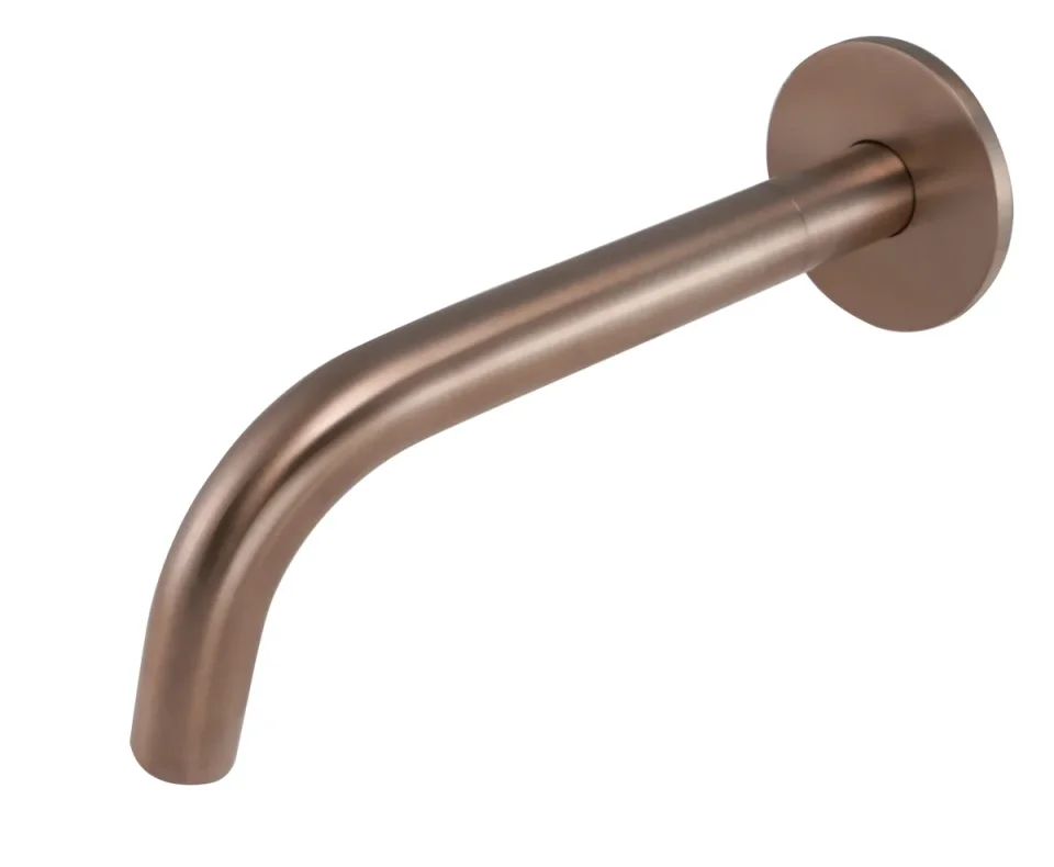 Just Taps Vos Bath/basin Spout 250mm Brushed Bronze product image - Image 1