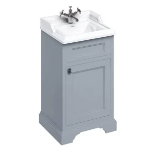 Burlington Freestanding Basin Unit With Doors Grey