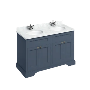 Burlington 130 Vanity Unit With Doors Blue
