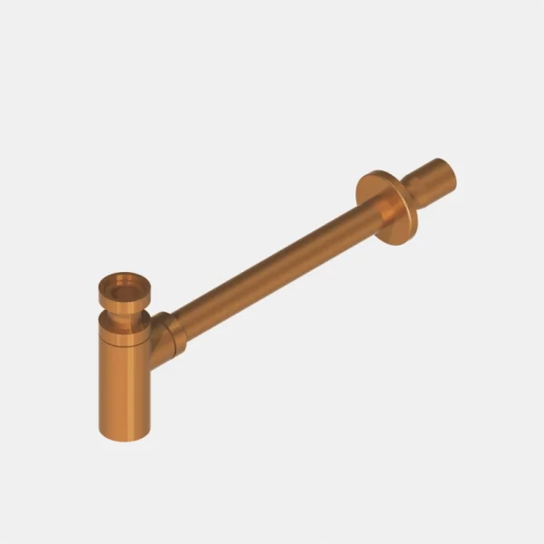 Abacus Designer Bottle Trap Round Brushed Bronze