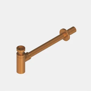 Abacus Designer Bottle Trap Round Brushed Bronze