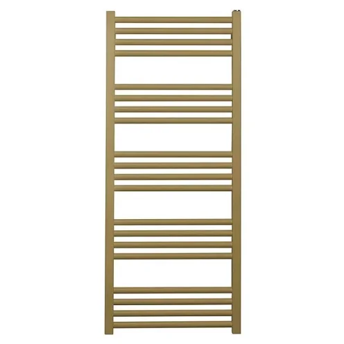 Crosswater Mpro Towel Warmer 480x1140 Brushed Brass product image - Image 1