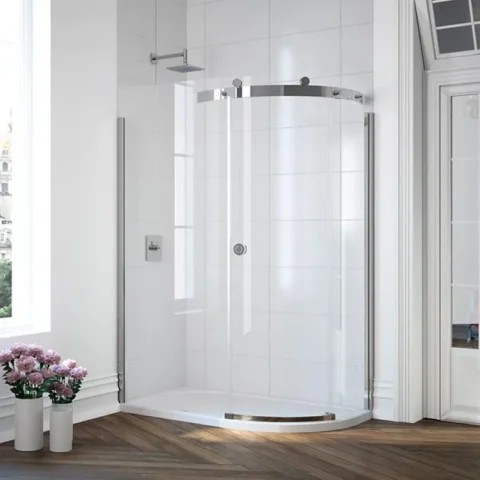 Merlyn 10 Series 1 Door Offset Quadrant Righthand 1400 X 800mm detail view - Image 2