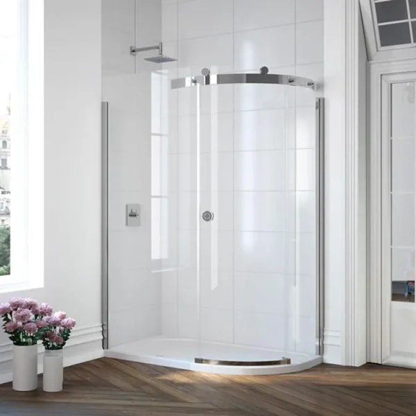 Merlyn 10 Series 1 Door Offset Quadrant Righthand 1400 X 800mm detail view - Image 2