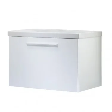 Faeber Barcelona 800mm Gloss White Vanity Unit