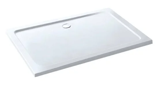 Eastbrook Volente 900 X 700 Abs Stone Resin Tray White product image - Image 1