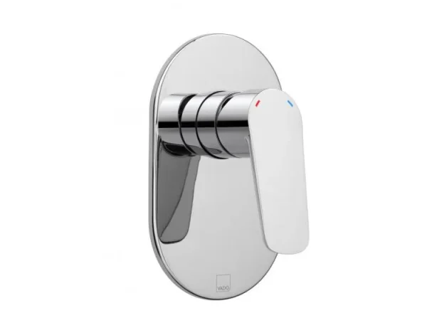 Vado Photon 1 Outlet Single Lever Concealed Manual Valve Chrome detail view - Image 2