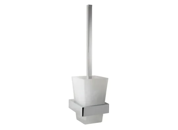 Vado Shama Toilet Brush And Holder Wall Mounted Chrome detail view - Image 2