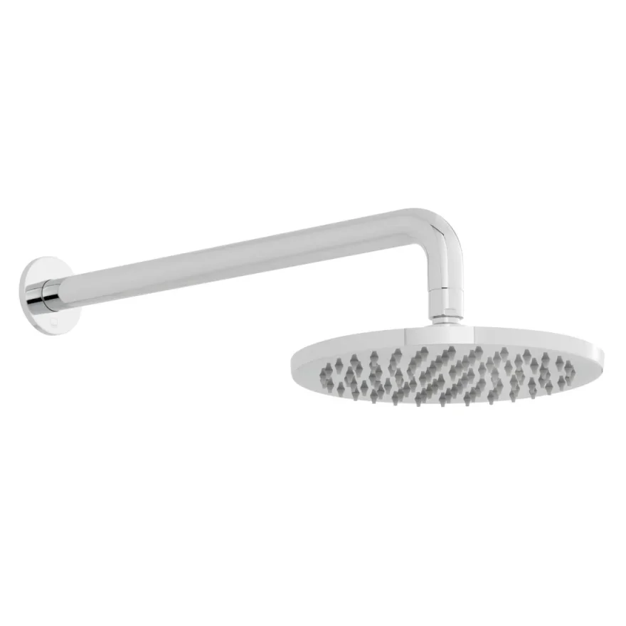 Vado Atmosphere Air-injected Round 200mm Shower Head With Arm Chrome product image - Image 1