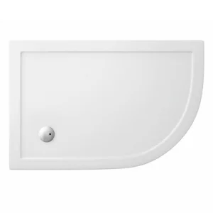Crosswater Offset Quadrant Right Hand 35mm Acrylic Shower Tray 800 x 1000mm