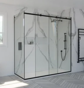 Shower Lab View 31 Standard-sliding Door + Fixed Panel + Return Panel 1022-1122 X 767 - 787 X 2000