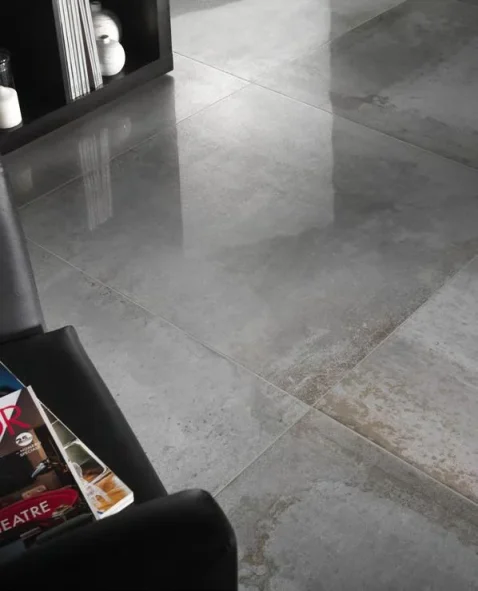 European Tiles Sphere Steel 30X60 Lappato Porcelain Rectified Tile (1.44msq) detail view - Image 3