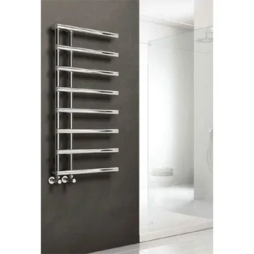 Reina Matera Designer Radiator - 998 X 500 Chrome detail view - Image 2
