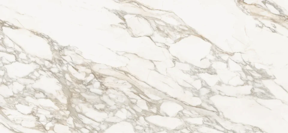 European Tiles Marmo CALACATTA GOLD 6MM 120 X 260 Rectified Matte Tile detail view - Image 4