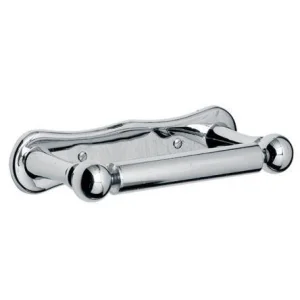 Lefroy Brooks Classic Edwardian Dog Bone Toilet Paper Holder - Nickel