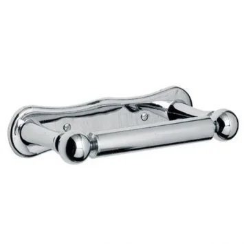 Lefroy Brooks Classic Edwardian Dog Bone Toilet Paper Holder - Nickel