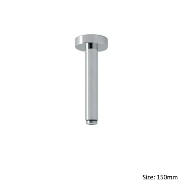 Vado Elements Fixed Head Ceiling Mounting Arm 150mm (6'') Chrome product image - Image 1