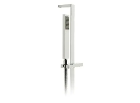 Vado Instinct Slide Rail Shower Kit With Single-function Rub-clean Shower Handset, 600mm Slide Rail And 150cm Shower Hose Chrome detail view - Image 2
