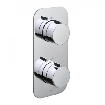 Vado Trim Kit For Tablet Altitude Vertical Concealed 2 Outlet 2 Handle Thermostatic Valve (tab-048/2-conc) Chrome