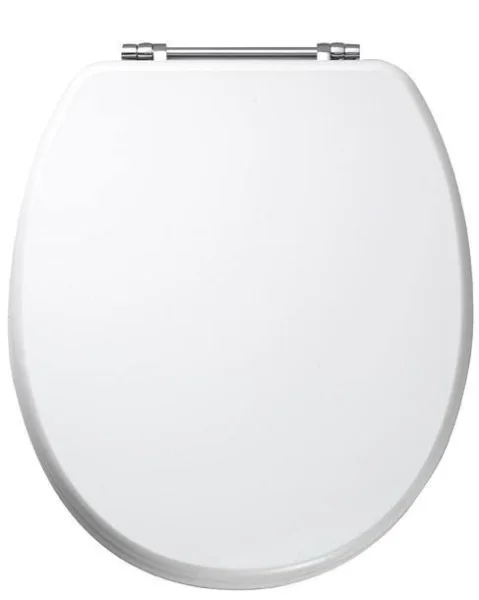 Eastbrook Sherwood Seat With Chrome Hinges White