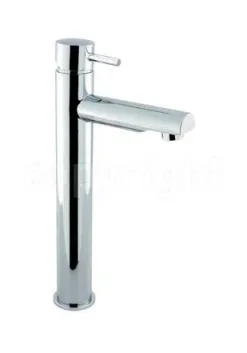 Crosswater Kai Lever Basin Tall Monobloc No Waste Deck Mounted Chrome detail view - Image 2