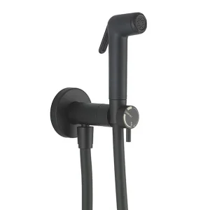 Crosswater Mpro Integrated Douche Valve, Handset & Holder Brushed Matt Black