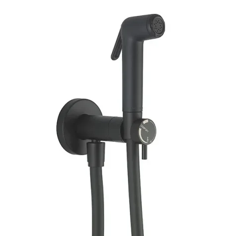 Crosswater Mpro Integrated Douche Valve, Handset & Holder Brushed Matt Black