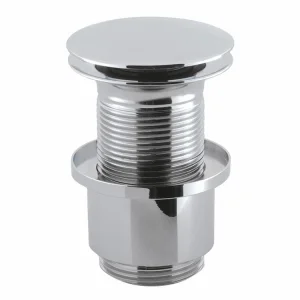 Crosswater Basin Click Clack Waste (unslotted) Thread 100mm Chrome