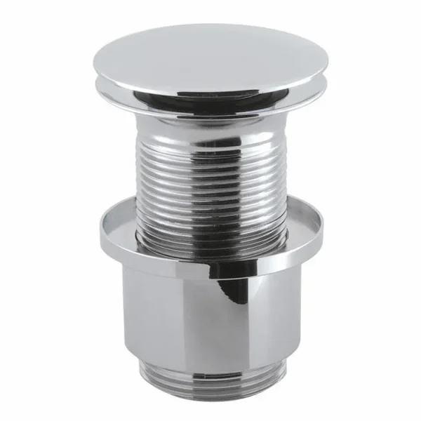 Crosswater Basin Click Clack Waste (unslotted) Thread 100mm Chrome product image - Image 1