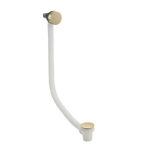 Crosswater Bath Click Clack Waste & Filler Brushed Brass