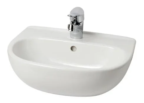 Eastbrook Cloakroom Basin 440x358 1th White product image - Image 1
