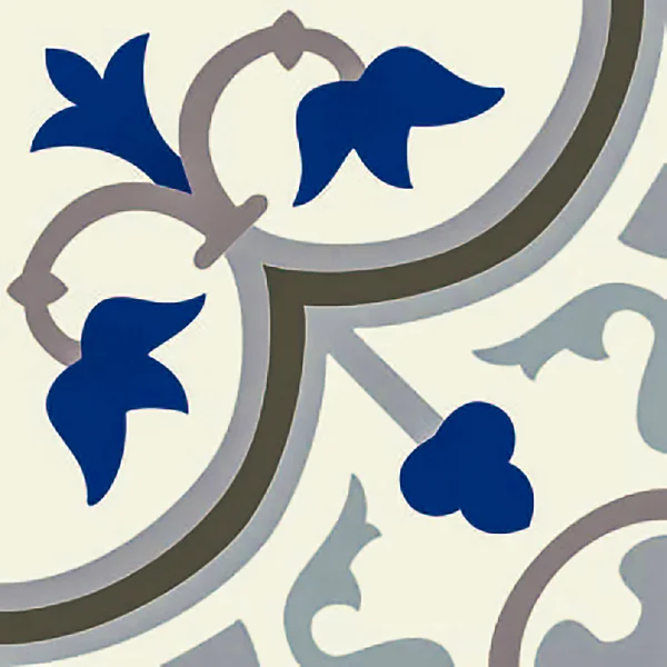 European Tiles Passion Azul 20x20 Patterned Tile