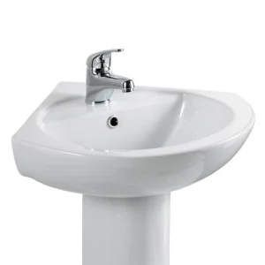 Eastbrook Loire 400 Corner Basin 1th White