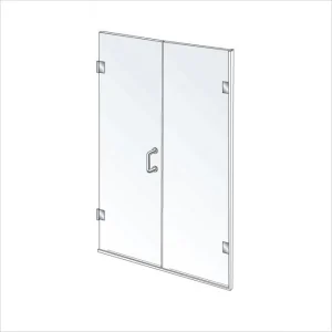 Shower Lab View 03 Standard-door + Inline Panel 1057-1085 X 2000
