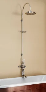 Burlington Extended Vertical Riser Chrome