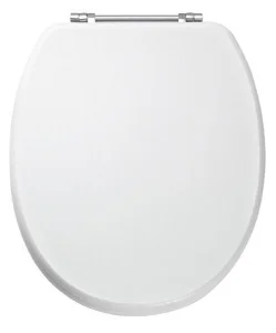 Eastbrook Sherwood Seat With Chrome Hinges White