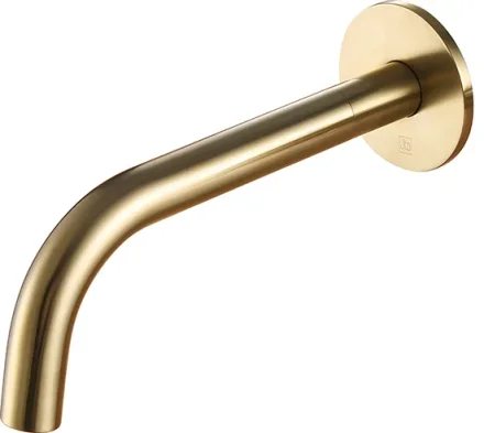 Just Taps Vos Bath/Basin Spout 200mm Brushed Brass